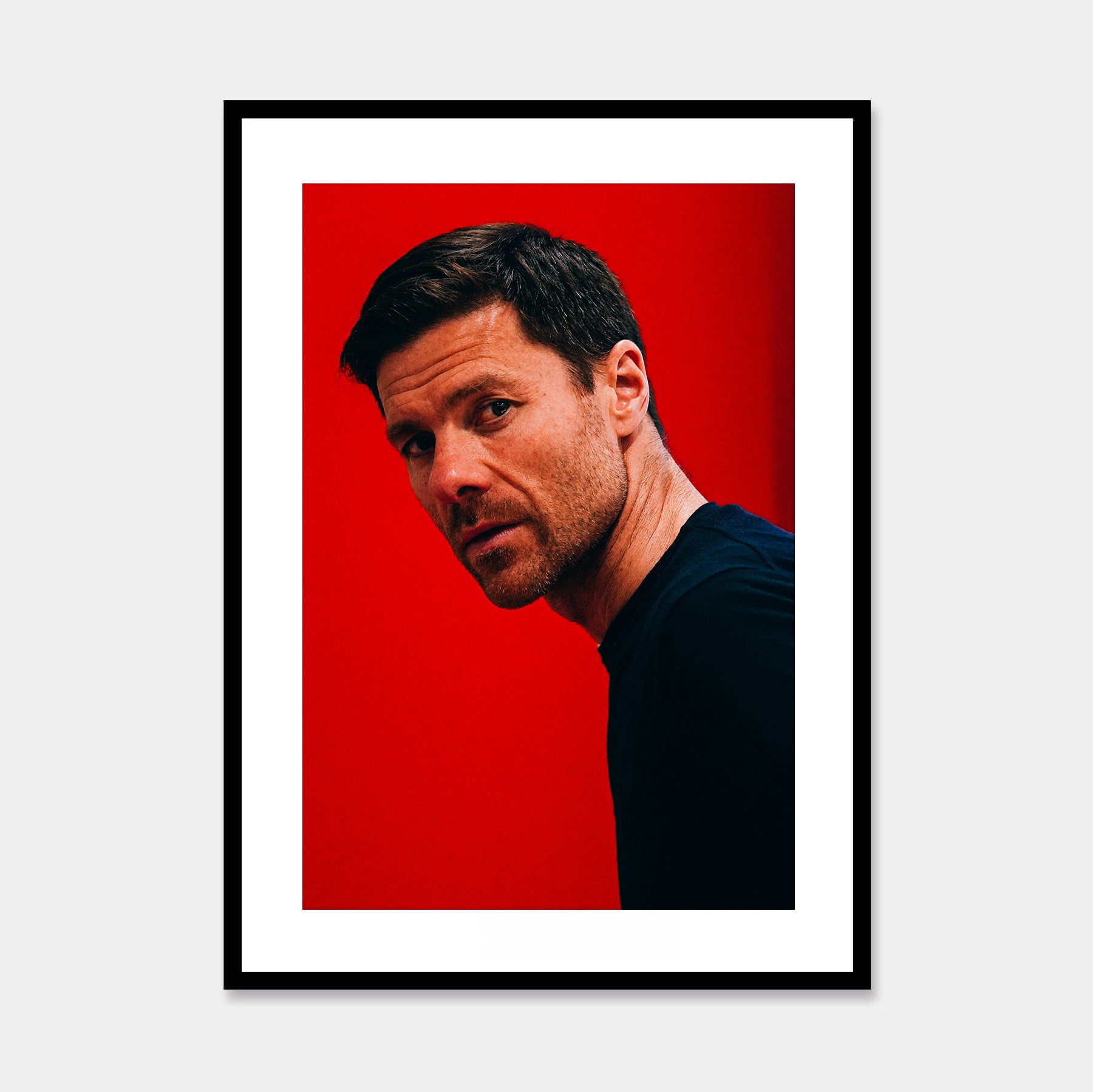 Xabi Alonso Portrait Print